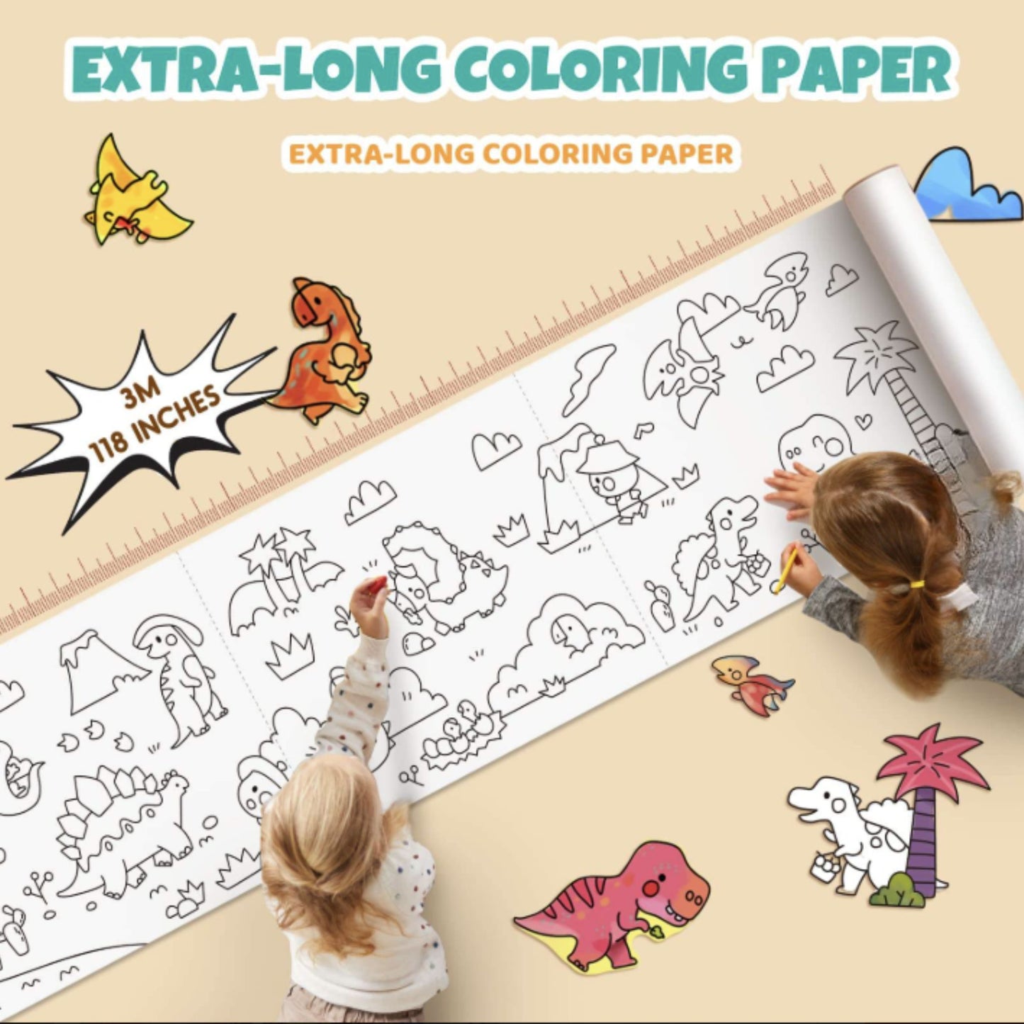 DIY Painting Drawing Paper Roll