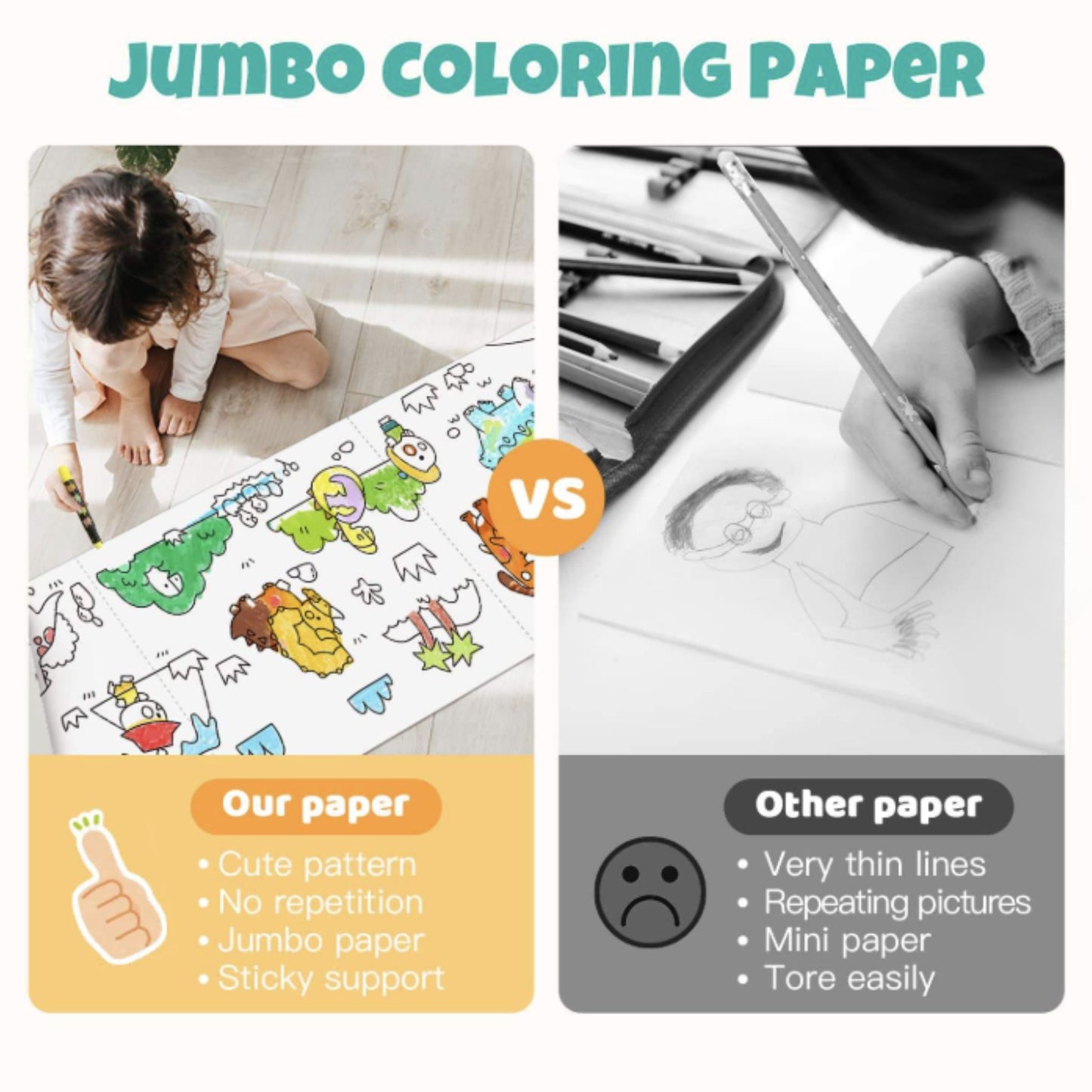 DIY Painting Drawing Paper Roll