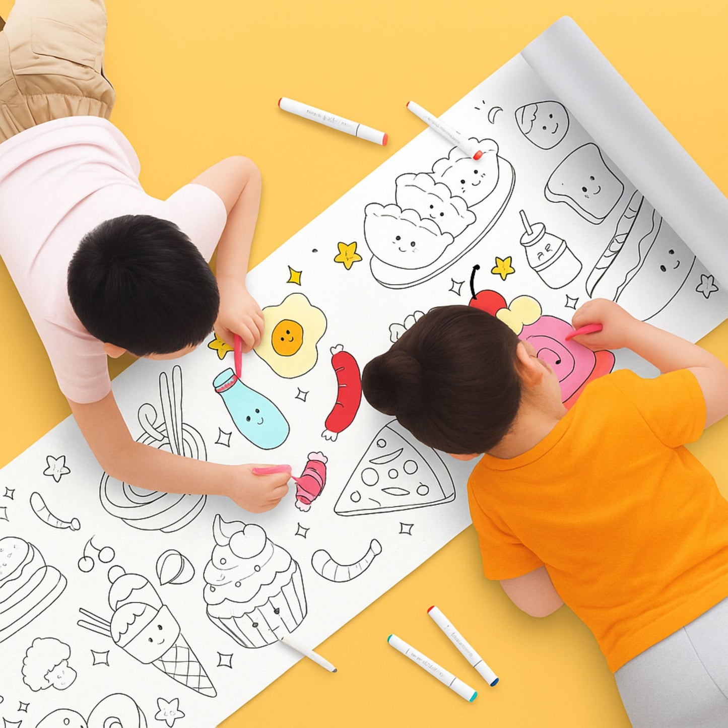DIY Painting Drawing Paper Roll