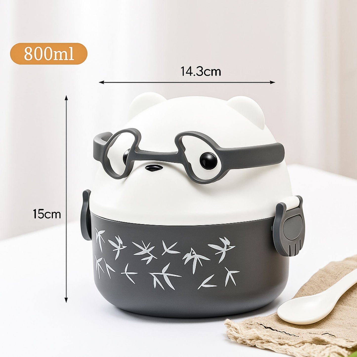 Cute Teddy Cartoon Tiffin Box