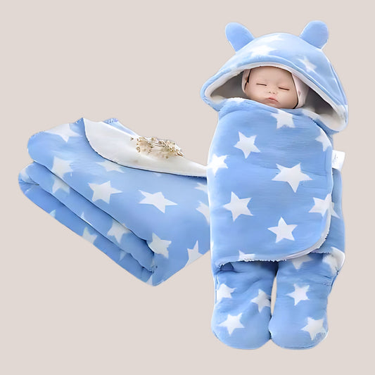 Wearable Blanket and Star Wrapper Durable Cotton for Baby Boys & Girls(Assorted Color)