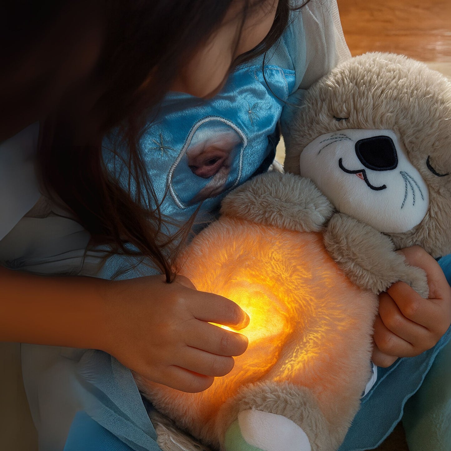 Breathing Teddy Bear with Soothing Music, Comfort Plush