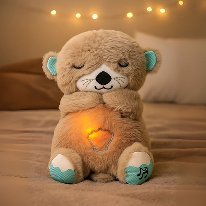 Breathing Teddy Bear with Soothing Music, Comfort Plush